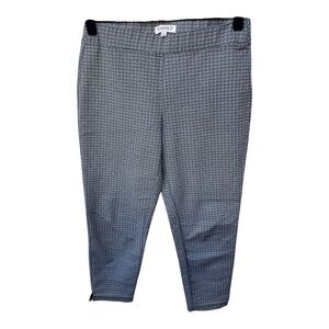 Nanette Lepore‎ Black and White Patterned pants size 6 capris cropped pants